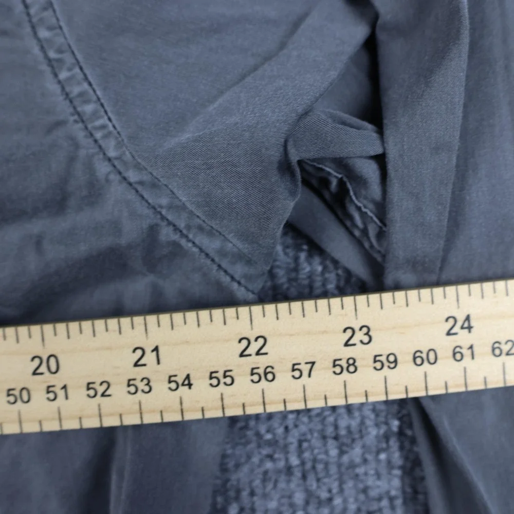 Banana Republic Shirt Mens Medium Gray Slim Fit‎ Long Sleeve Button Down Casual